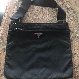 Prada vela flat crossbody bag